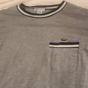LACOSTE CLUB CREW NECK T-SHIRT Men’s Grey